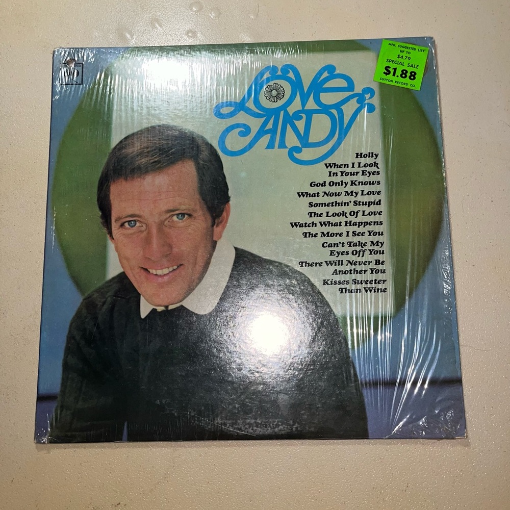 Andy Williams Love Andy Vinyl Album